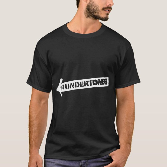 Ovanlig undertonsdesign t shirt (Framsida)