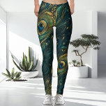 Ovanlig   Unik, mycket detaljerad boskapsuppfödnin Leggings<br><div class="desc">Vi presenterar den senaste och djärvaste formgivningen som kommer från märket Shy Shy Panda - det här är våra unika och invecklade dam pacs Leggings. Det är verkligen öga som fångar med turkos och akvamarin grönt färg, med pulserande fågelfjädrar från andlig med intrikat mönster till en gyllene gurka med ankellängd....</div>
