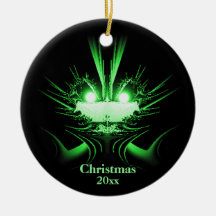 Ovanlig utlänningornament för Helgdag med år