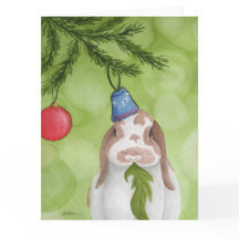 Ovanliga Helgdag: Bunny Card 8,5" x11"