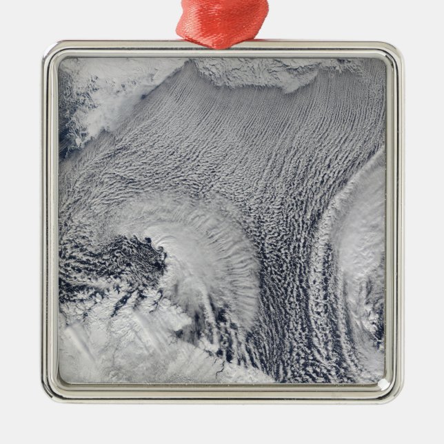 Ovanliga molnformationer över Barents hav Julgransprydnad Metall (Framsidan)