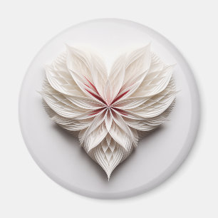 Ovanligt fjädrande hjärta magnet