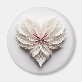 Ovanligt fjädrande hjärta magnet