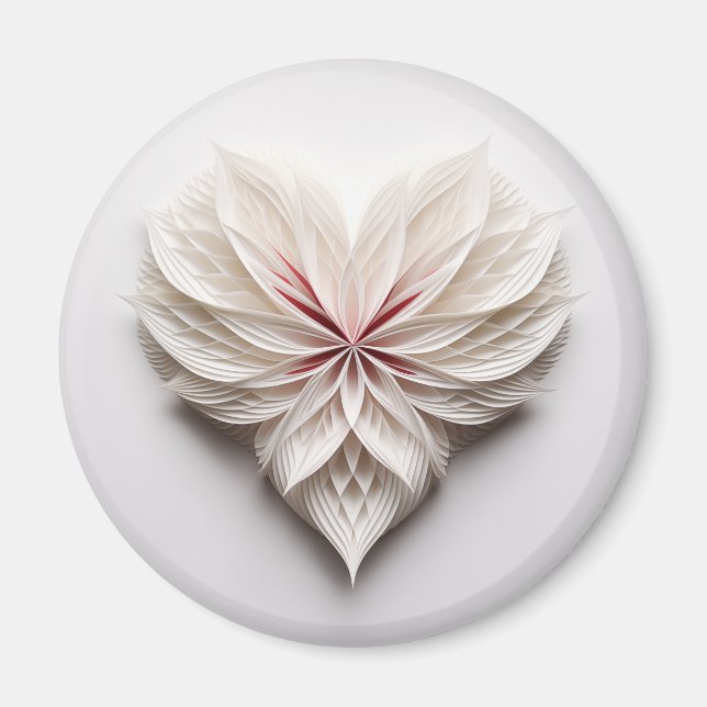 Ovanligt fjädrande hjärta magnet (Framsidan)