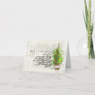 Ovanligt god jul-doodjkort helgkort