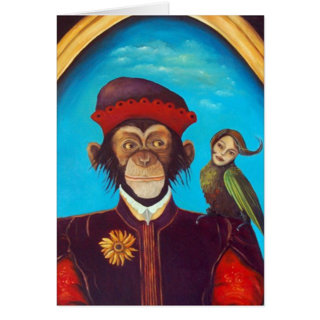 Ovanligt husdjur hälsningskort (Framsidan)