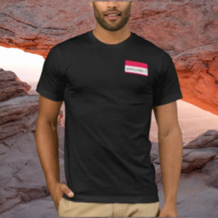 Ovänligt Namnskylt T-shirt – Subtil Sass Tröja