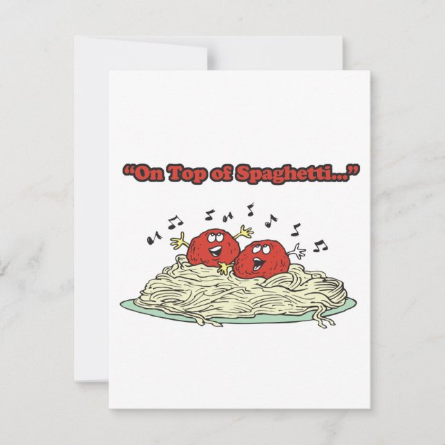 ovanpå spaghetti-köttbullar (Framsida)
