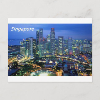 ovansida av singapore angie vykort