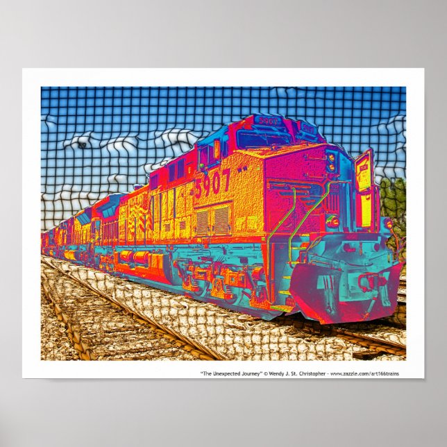 Oväntad resa, utskrift eller Poster (Framsidan)