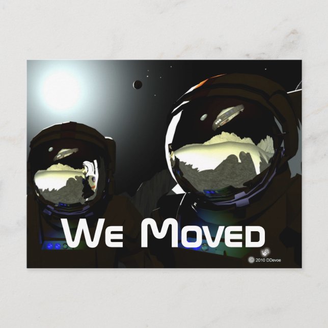 Oväntat besök UFO Meddelande Vykort (Framsida)