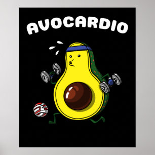 Övar den Cardio genomköraren för Poster