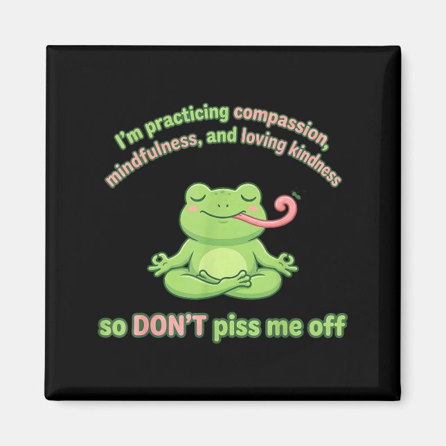 Övar mindfulness medkänsla och kärlek magnet (Framsidan)