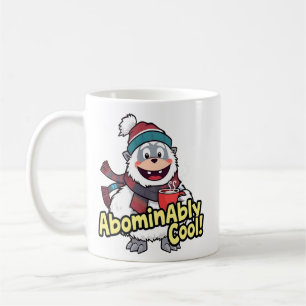 Ovärdig Coola Winter Yeti Design Kaffemugg
