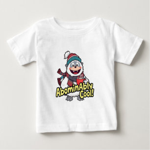 Ovärdig Coola Winter Yeti Design T Shirt