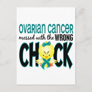Ovarialcancer med fel Chick Vykort