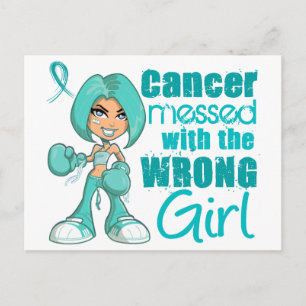 Ovarialcancer som har fått fel flicka.png vykort