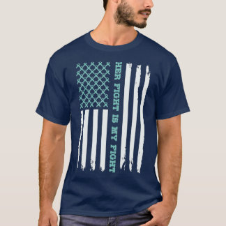 OVARIAN AMERICAN FLAGGA Hennes kamp är min kamp T Shirt