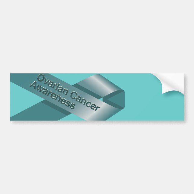 Ovarian Cancer Awareness Bumper Sticker Bildekal (Framsidan)
