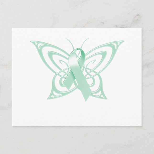 Ovarian Cancer Awareness Butterfly Vykort (Framsida)