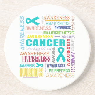 Ovarian Cancer Awareness Collage Underlägg