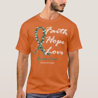 Ovarian Cancer Awareness Hope Kärlek i detta F T Shirt