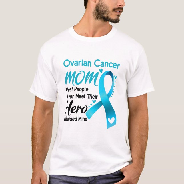Ovarian Cancer Awareness Month Ribbon Gifts T Shirt (Framsida)