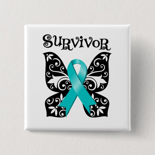 Ovarian Cancer Butterfly Survivor Knapp (Framsida)