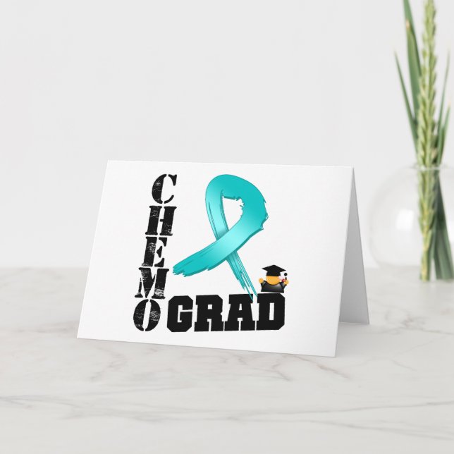 Ovarian Cancer Chemo Grad Kort (Framsida)
