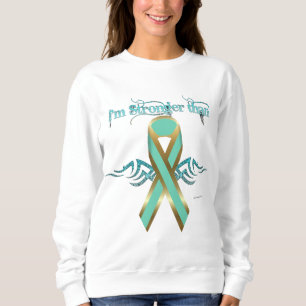 Ovarian Cancer Dam Sweatshirt T Shirt