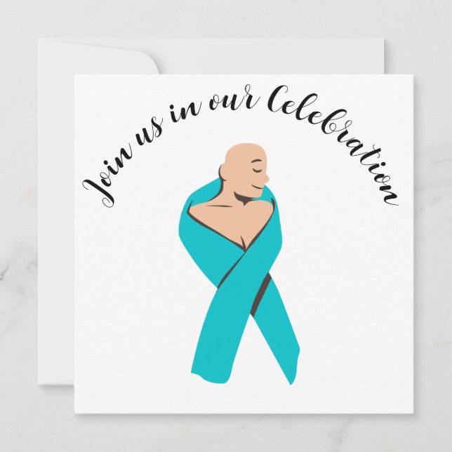 Ovarian Cancer End of Chemo Party Investigation Inbjudningar (Framsida)