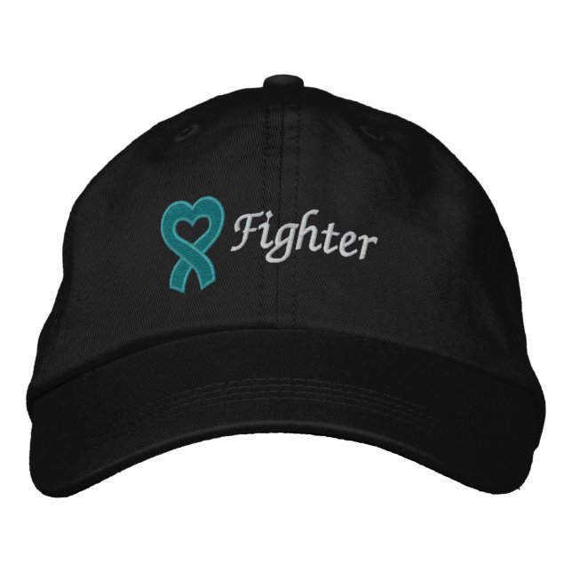 Ovarian Cancer Fighter Broderad Keps (Framsida)