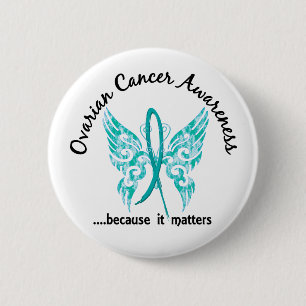 Ovarian cancer för Grungetatueringfjäril 6,1 Knapp