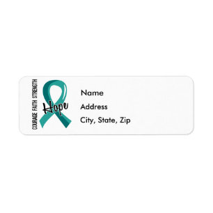 Ovarian cancer för kuragetrohopp 5 returadress etikett