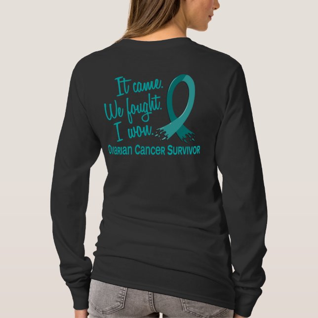 Ovarian cancer för överlevande 11 tee (Baksida)