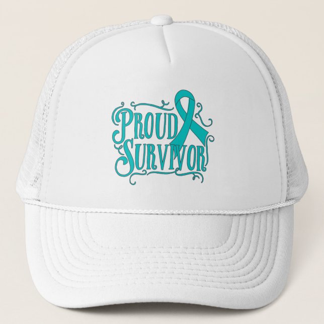Ovarian Cancer Proud Survivor Keps (Framsida)