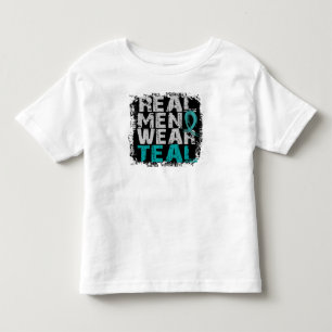Ovarian Cancer Real Manar Bära Teal T-shirt