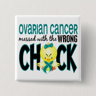 Ovarian cancer röra med den fla chicken knapp