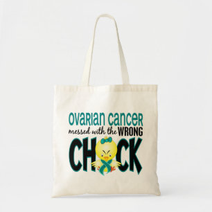 Ovarian cancer röra med den fla chicken tygkasse