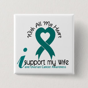 Ovarian cancer stöttar jag min fru knapp