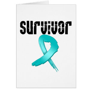 Ovarian Cancer SURVIVOR Hälsningskort