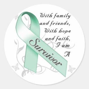 Ovarian Cancer Survivor Runt Klistermärke