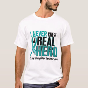 Ovarian cancer VISSTE ALDRIG en dotter för HJÄLT Tee