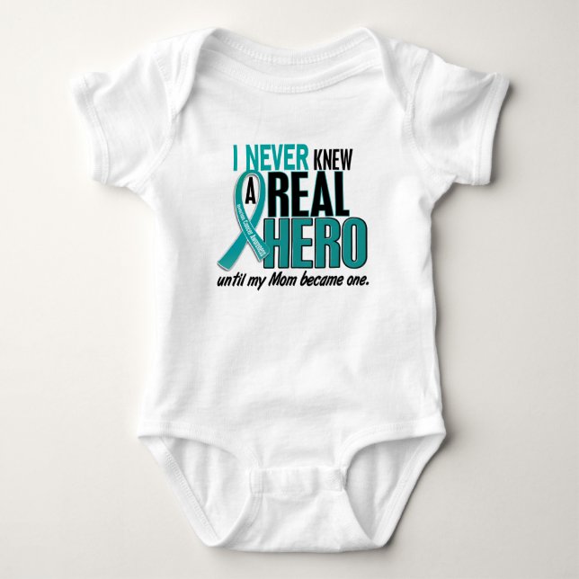 Ovarian cancer VISSTE ALDRIG en mamma för HJÄLTE 2 T Shirt (Framsida)
