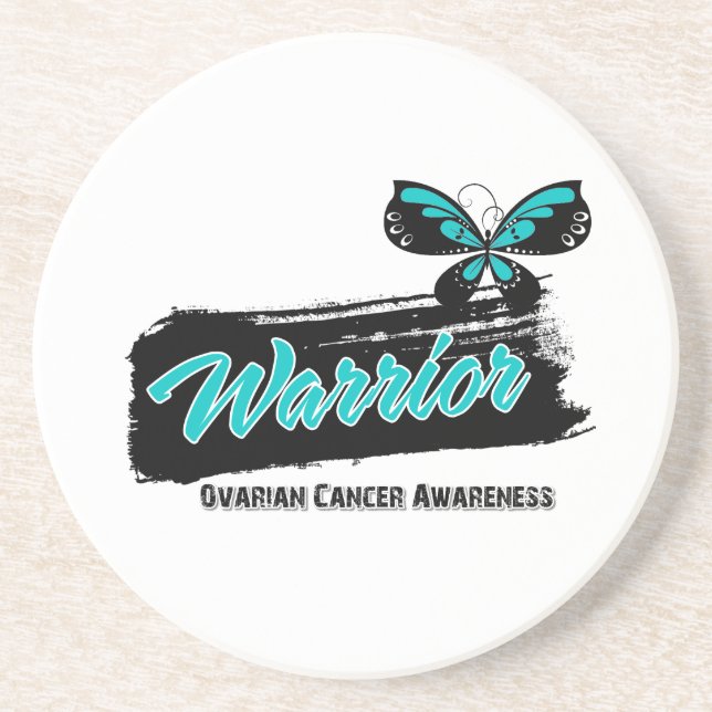 Ovarian Cancer Warrior Butterfly Underlägg (Framsidan)