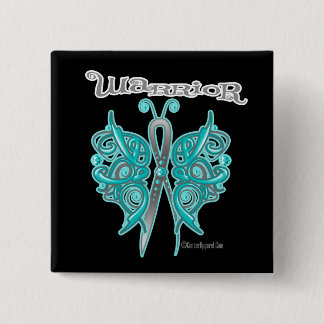 Ovarian Cancer Warrior Celtic Butterfly Knapp