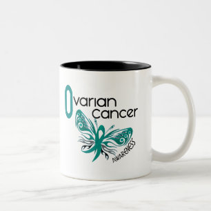 Ovarian cancerFJÄRIL 3,1 Två-Tonad Mugg