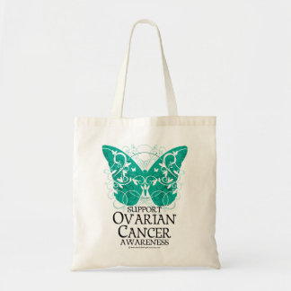 Ovarian cancerfjäril tygkasse