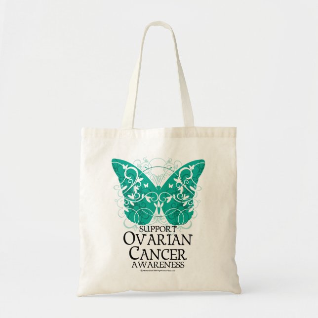 Ovarian cancerfjäril tygkasse (Framsidan)