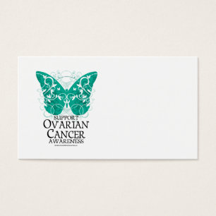 Ovarian cancerfjäril visitkort